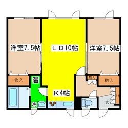 アミティ３の物件間取画像